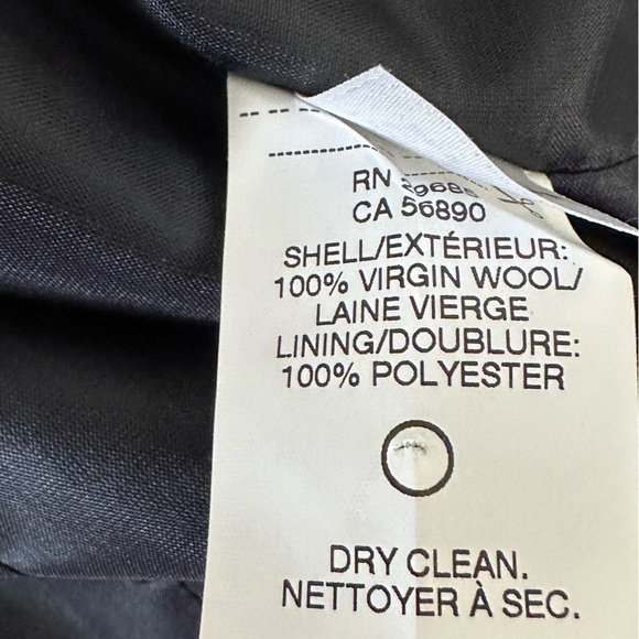 NEW PENDLETON Traditional Career Essentials Navy Blue Wool Blazer Jacket Size 8 - Picture 6 of 7